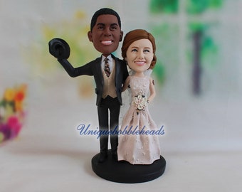 custom Funny wedding cake topper ,Valentine's Day gift, wedding cake topper, Wedding anniversary gift, engagement
