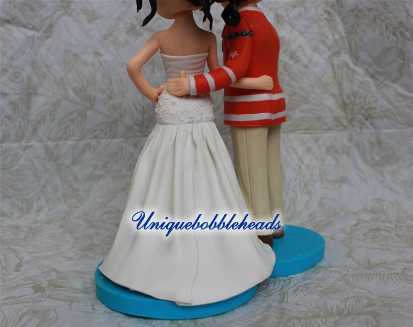Custom Wedding Cake Toppers Jerseys Customized Clay Figurines Etsy