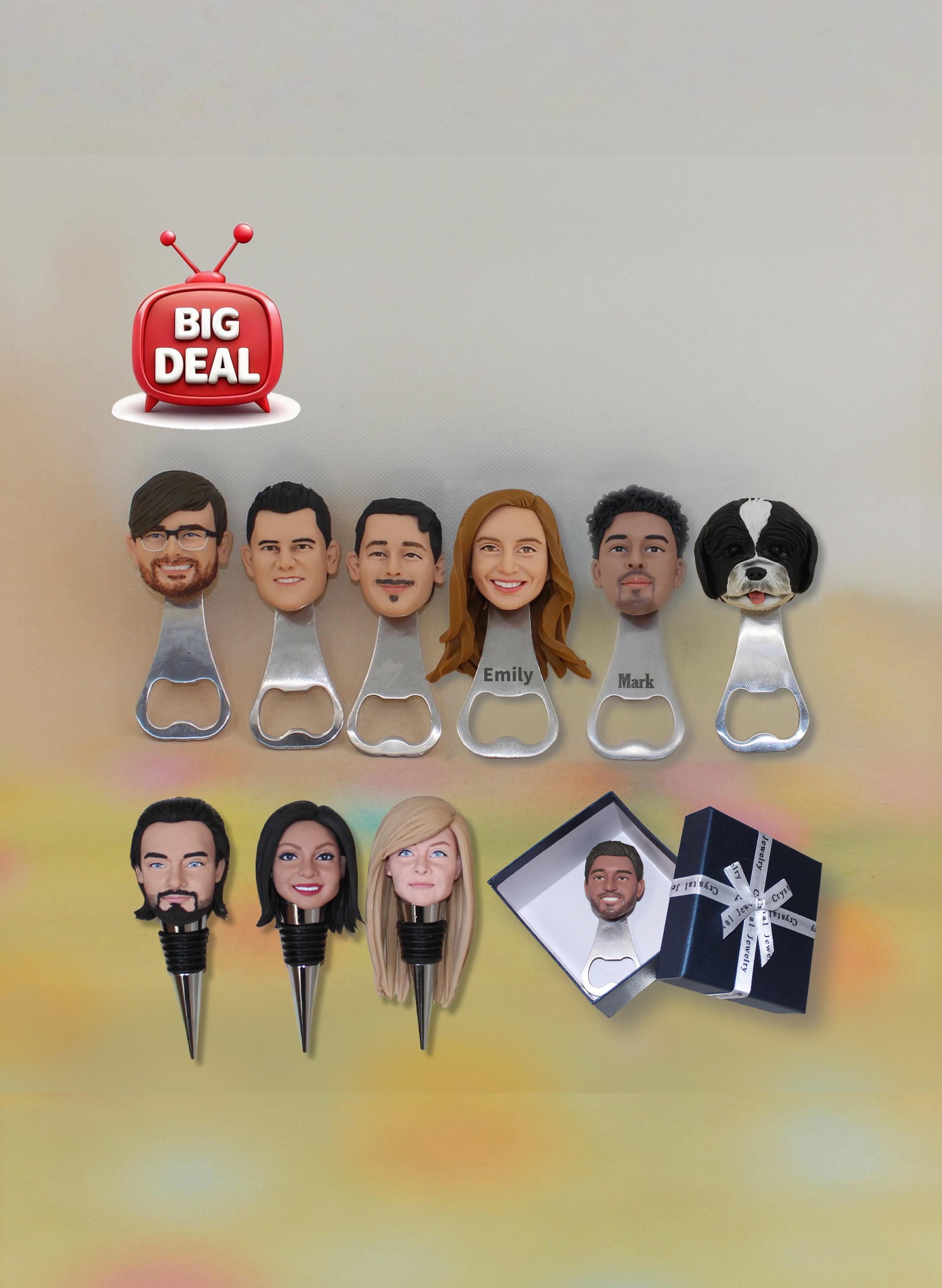 Badgmania Magnete apribottiglie | Compleanno 18 anni di matrimonio noci di turchese | Diametro 5,9 cm | Anelli di nozze