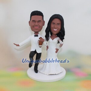 funny wedding cake topper football cake topper for wedding bobbleheads cake toppper figurine