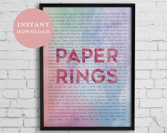 Paper Rings Wall Art - Etsy