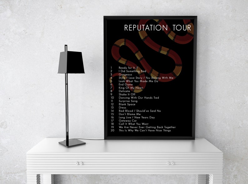 reputation tour movie setlist