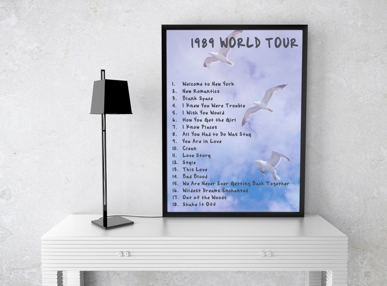 1989 setlist tour