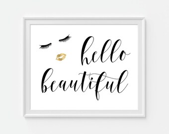 Bathroom Wall Art Bathroom Art Print Makeup Art 5x7 8x10 Etsy