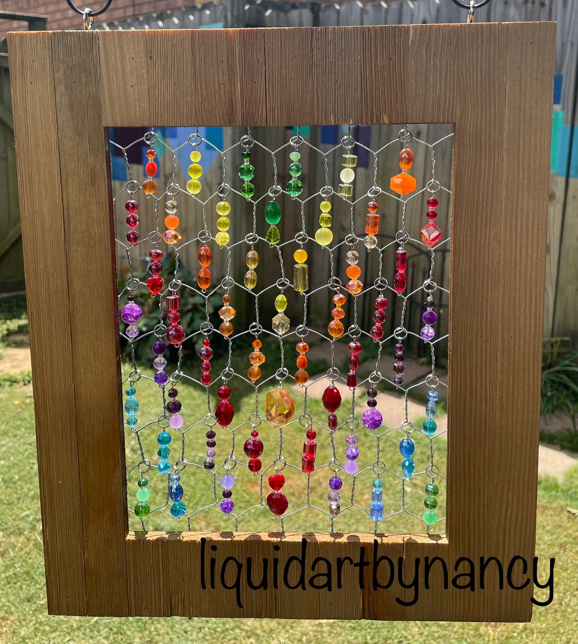 Beaded Rainbow Suncatcher Etsy