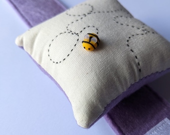 Busy Bee Wrist Pin Cushion
