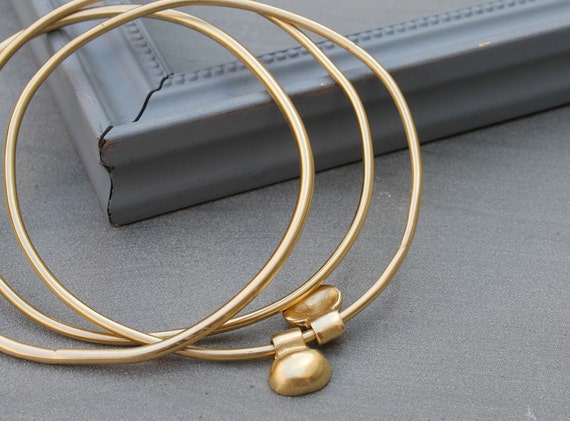 etsy gold bangle bracelets