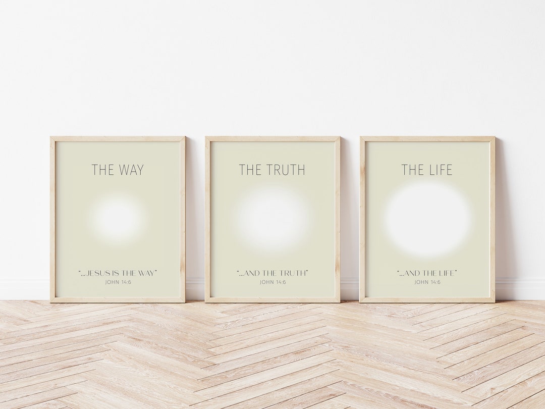 Jesus Aura Posters, Aura Print, Set of 3 Prints, Angel Number Poster