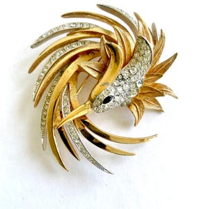 Marcel Boucher Brooch.vintage Boucher Bird pin. Boucher Vintage Jewelry.