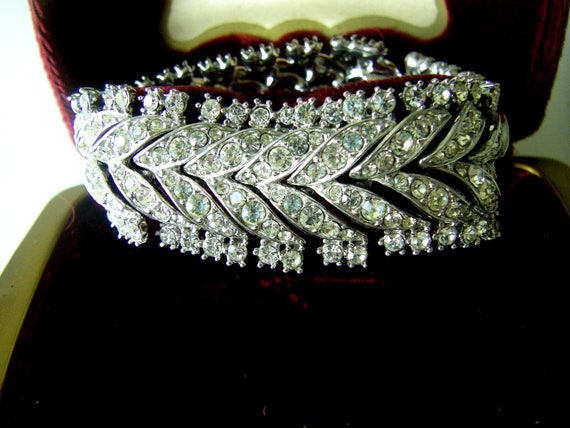 ART DECO BRACELET 1930s Art Deco Hand Maid Bracele