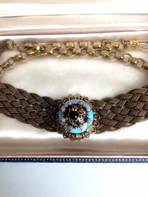 VICTORIAN EUROPEAN NECKLACE 1920s antique necklac… - image 1