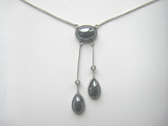 STERLING VICTORIAN NECKLACE Antique sterling victo