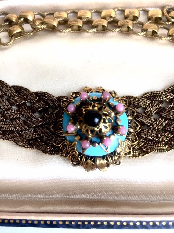 VICTORIAN EUROPEAN NECKLACE 1920s antique necklac… - image 2