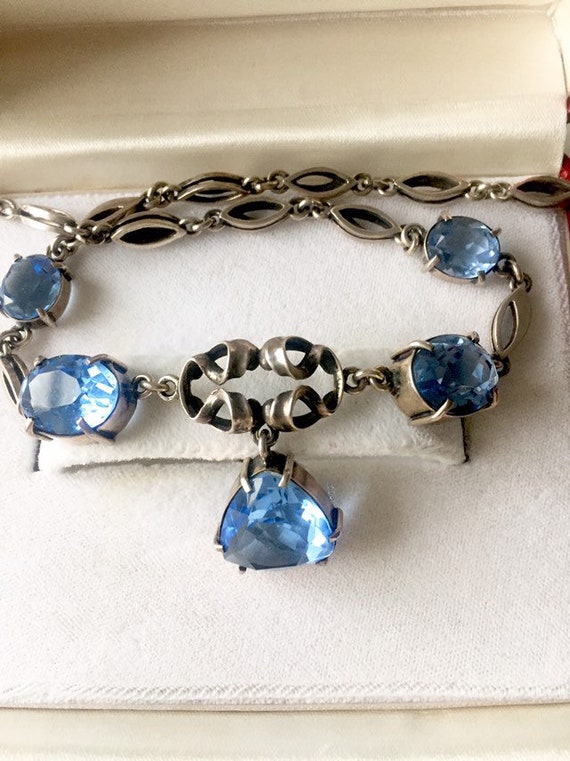 ANTIQUE STERLING NECKLACE European sterling Antiqu