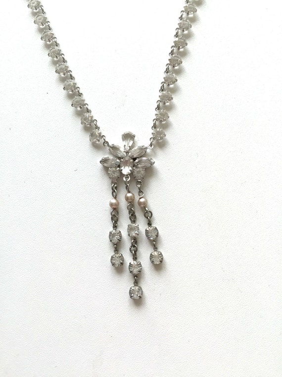 ANTIQUE VICTORIAN NECKLACE Victorian Glass Pearl n