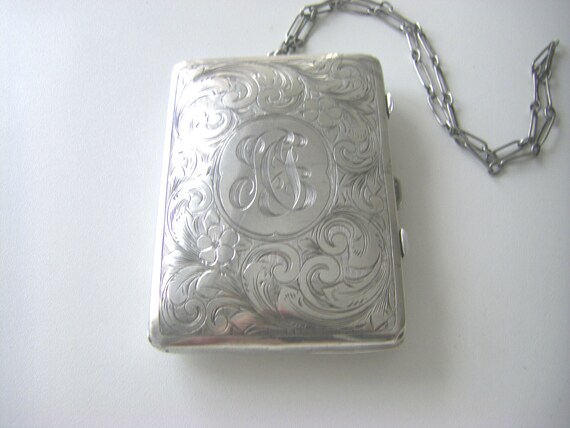 ANTIQUE STERLING PURSE Victorian Antique Sterling