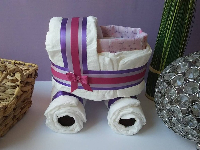 stroller diaper cake