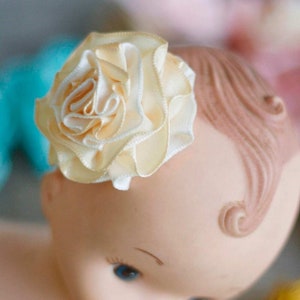 Ribbon Flower Tutorial - Summer Amelie Hair Bow - Fabric Flower Tutorial - Hair Bow Tutorial - Sewing Tutorial
