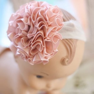 PDF Digital Pattern, Digital Pattern, Fabric Flower Pattern, PDF Pattern, Baby Headband, Flower Tutorial, Ruffled Blossom