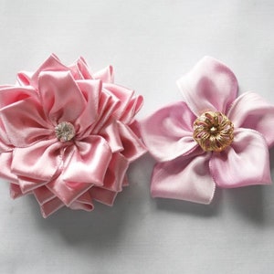 Hair Bow Tutorial - Hair Bow - Fabric Flower Tutorial - Carnation