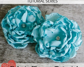 How to Make Roses From Fabric DIY Tutorial | Fluffy Cabbage Rose