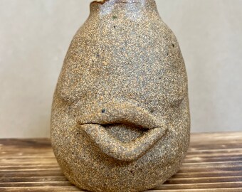 Face Vase with Cheek Bones