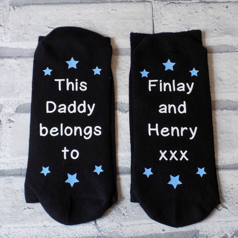 Daddy Socks Grandad Socks Father's Day Gift Dad Etsy UK