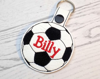 personalised keyring, back to school, school bag tag, football, book bag tag, personalised bag tag, keychain, name tag, kids name tag