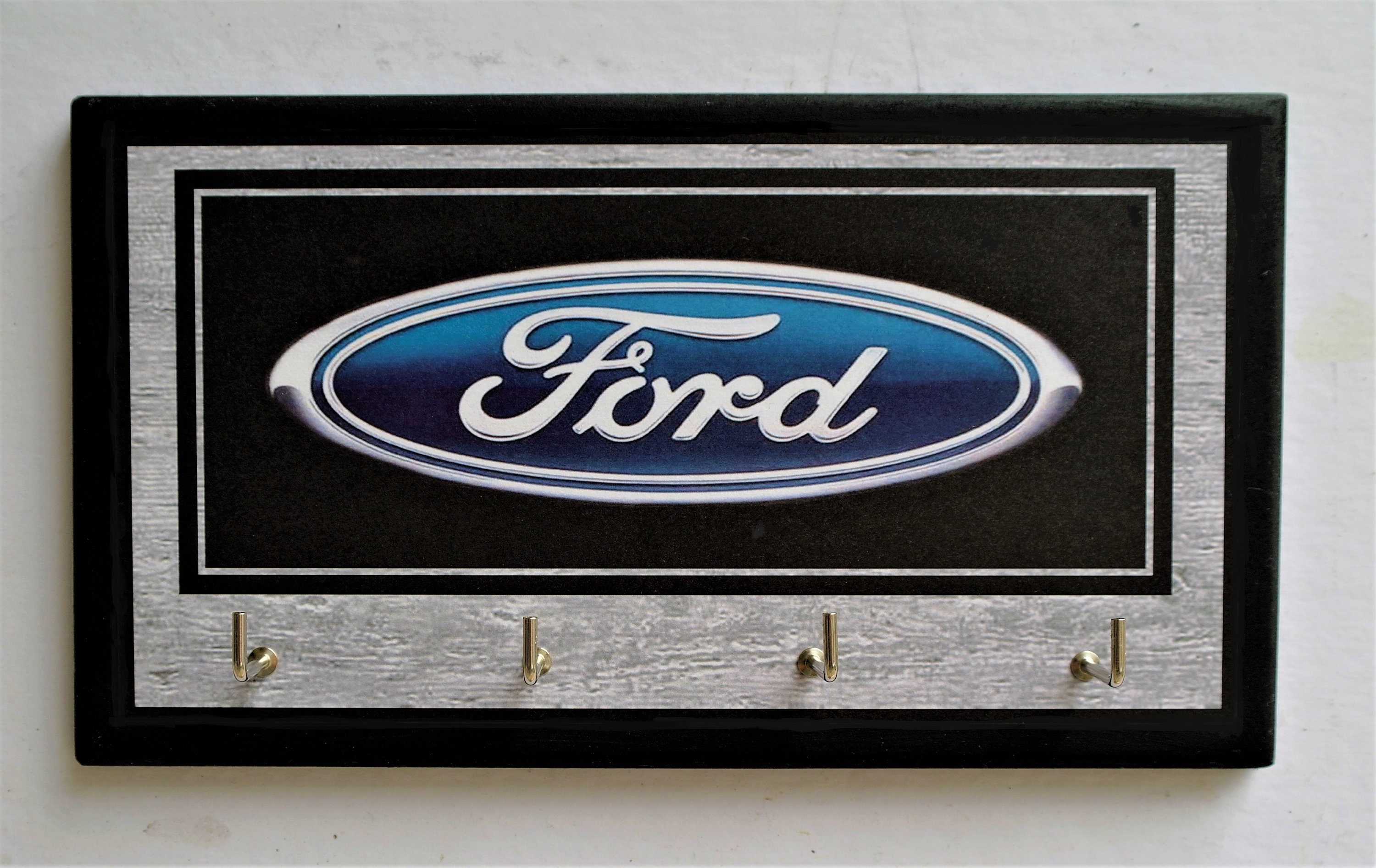 Ford key rack Ford key holder Ford logo Ford emblem wall Etsy