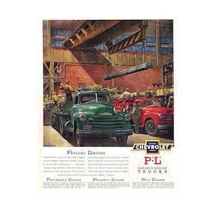 Original 8 x 11 inches 1950 Chevrolet advertisement, Chevrolet wall decoration - 15