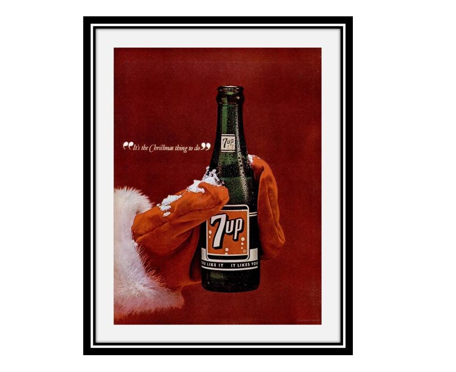1964 Vintage 7 up And - Etsy