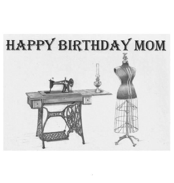 Happy Birthday Mom Greeting Card Bonne Fete Maman Carte De Etsy