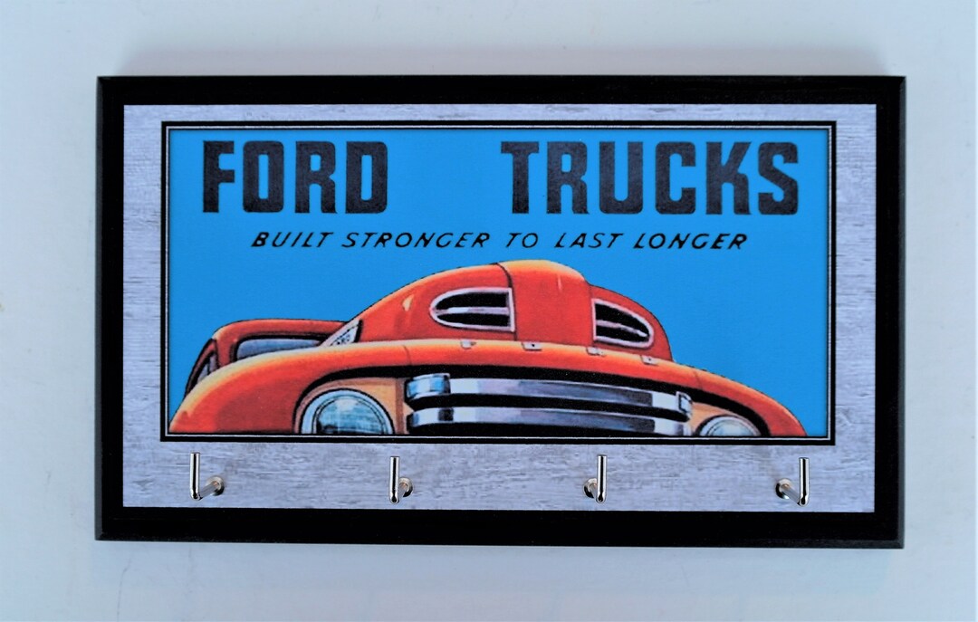 5 X 9 Inches Ford Key Rack, Ford Key Holder, Ford Wall Decoration - Etsy