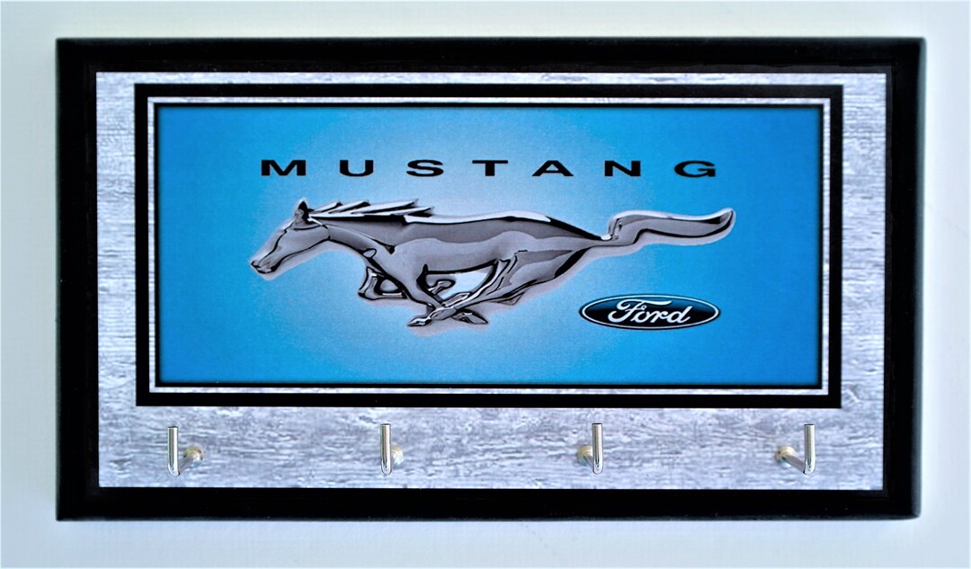 Small 5 X 9 Inches Ford Mustang Key Rack, Ford Mustang Key Holder, - Etsy