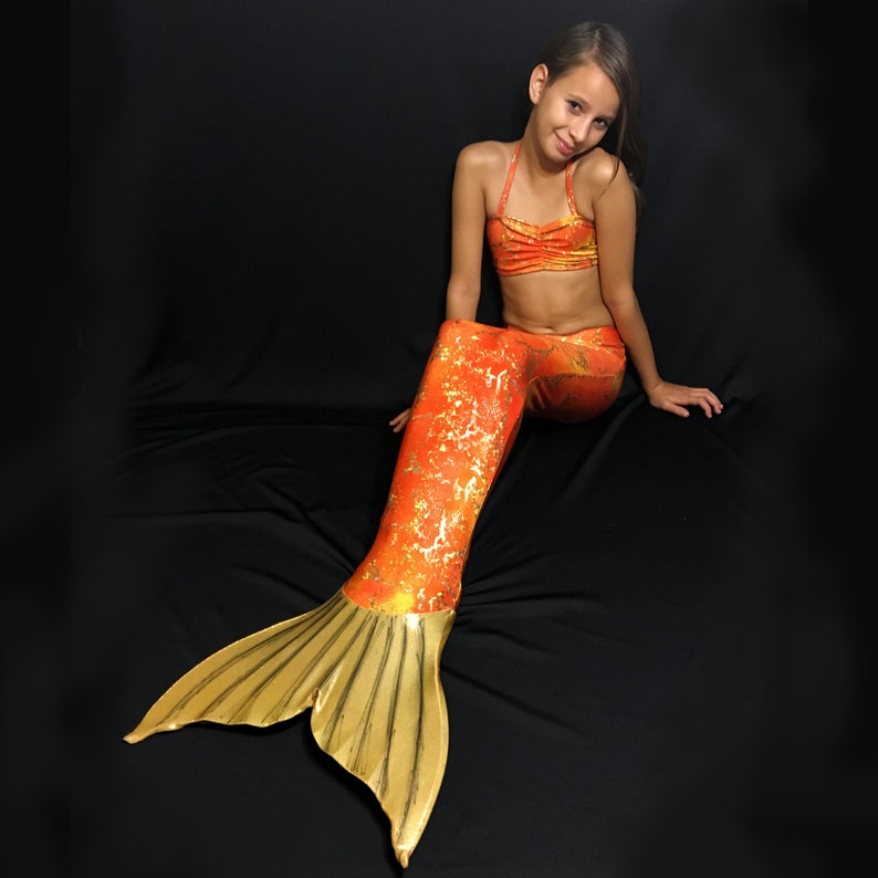 FULL SET Swimmable Mermaid Tail With Bathing Suit With Etsy