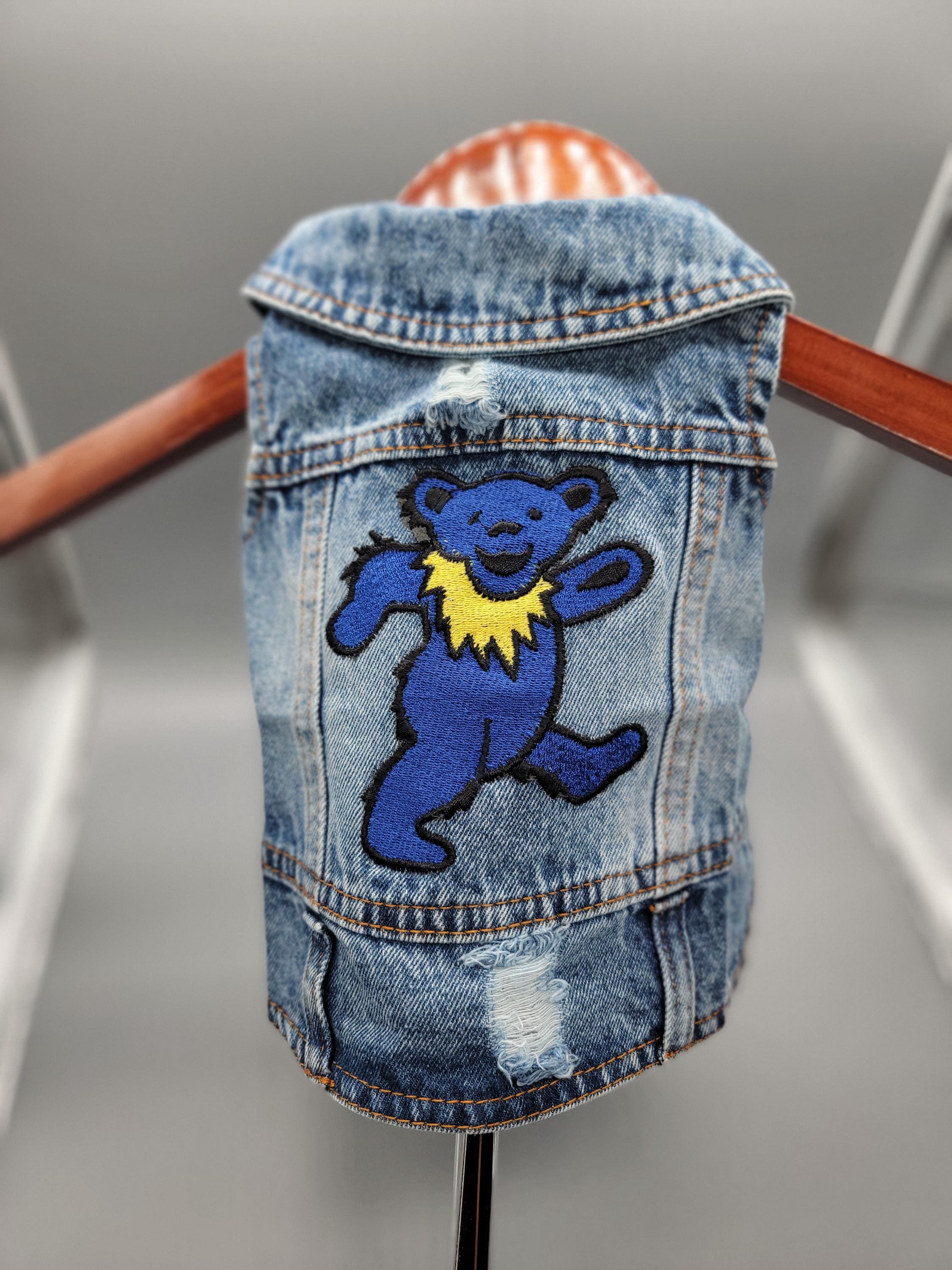 Levi's 77593 デニムジャケット USA製 GRATEFUL DEAD Levis Denim Trucker Jacket Made in USA Custom Hand Painted