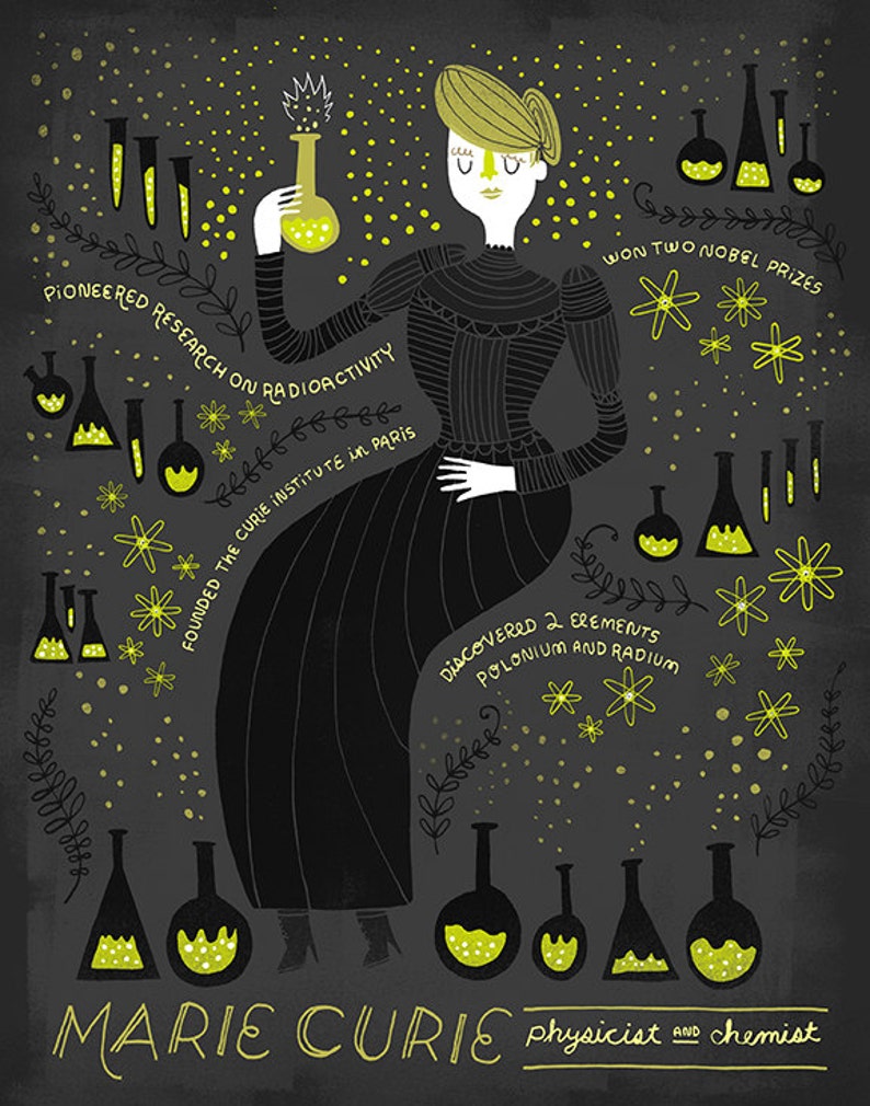 Women In Science Marie Curie Etsy Women In Science Marie Curie Etsy