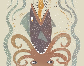 Ocean Food Chain Poster