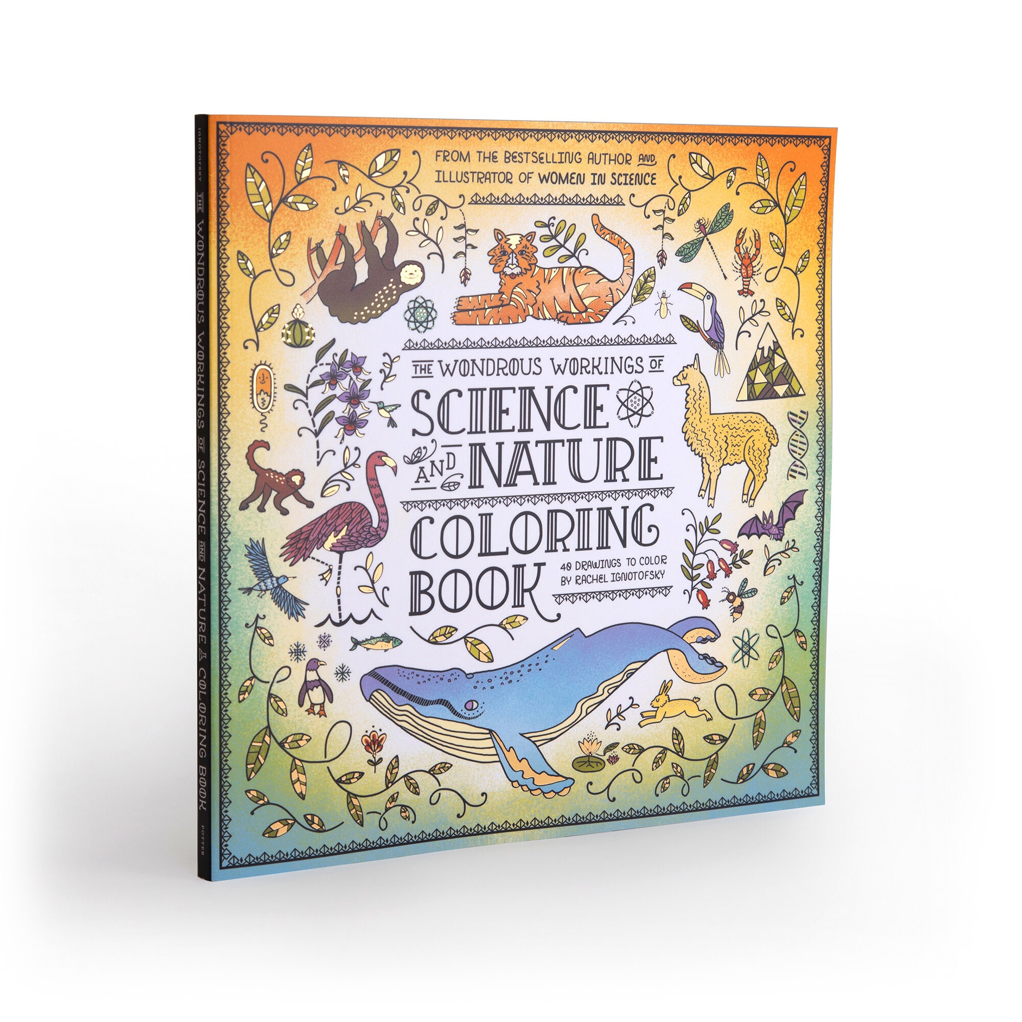 Download New The Wondrous Workings Of Science And Nature Coloring Book Etsy