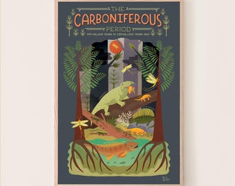 Carboniferous Prehistoric Art Print