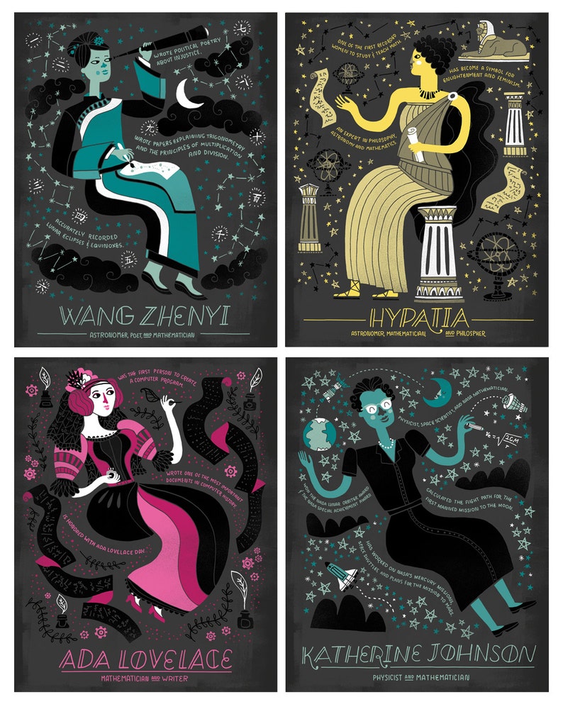 Women in Science DEAL: The Whole Series, 16 individual Art Print image 2