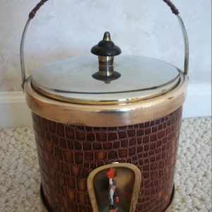 Ice Bucket Vintage Collectible Alligator Design (#0540)