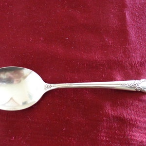 Bridal Veil Rogers Sterling by International Silver Pattern Soup Spoon (#0793)