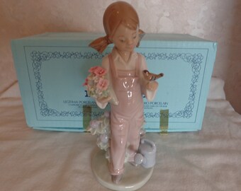 Lladro Valencia-España, Brillo, Nº 5.217, Primavera, Primavera infantil (#3095/3)