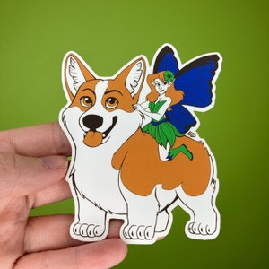 Corgi Fairy - Matte Sticker