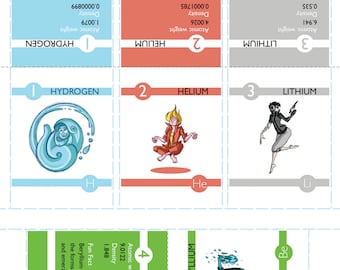 Make Your Own - Elements Flashcards! (PDF PART 1)