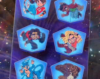 Andalite Bandits - Sticker Sheet
