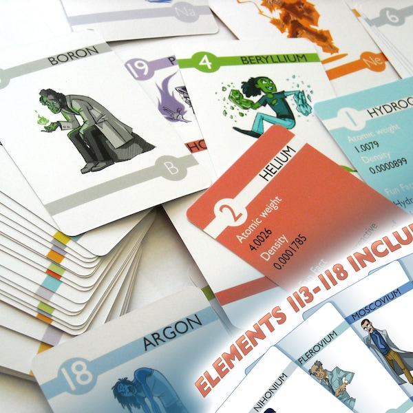 Elements - Experiments in Character Design Flash Cards