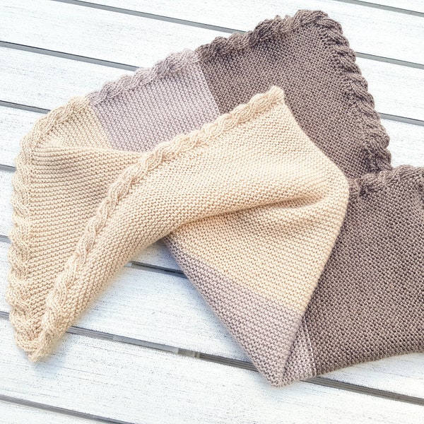 Knit Pattern Cable Border - Etsy