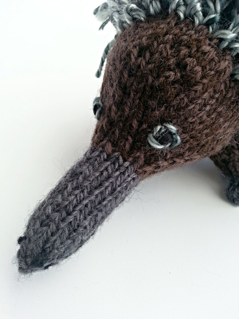 KNITTING PATTERN Toy Knitting Pattern Australian Echidna Etsy